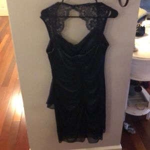 Navy blue cocktail dress